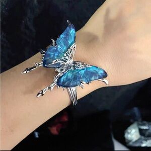 Blue Butterfly Bracelet y2k